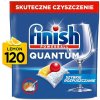 Finish kapsule do umývačky riadu Quantum Powerball lemon citrón 120 kusov