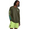 Pánska športová mikina cez hlavu Under Armour PJT ROCK BRAHMA LS zelená 1379840-390 - XL