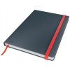 LEITZ Cosy Soft Touch Záznamová kniha B5 linajková tvrdá obálka matná sivá 80 listov