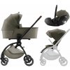 BRITAX Sada kočíka Rio + hlboká vanička + autosedačka Baby-Safe PRO Lux, Urban Olive