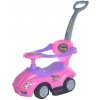 Detské odrážadlo s vodiacou tyčou 3v1 Baby Mix Mega Car ružové (POŠKODENÝ OBAL) - Modrá