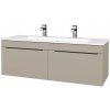 Dreja Umývadlová skrinka ASTON SZZ2 120 - M05 Béžová mat / Úchytka T07 / M05 Béžová mat