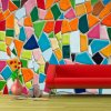Sablio Tapeta Farebná mozaika, rozmery 208x125 cm