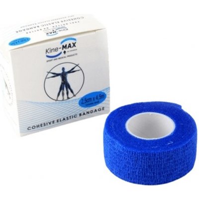 KineMAX Cohesive elast. samofix. modrá 2,5cm x 4,5m