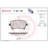 Sada brzdových platničiek, vždy 4 kusy v sade BREMBO P 85 143 (P85143)