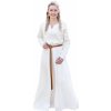 Outfit4Events Lehké raně středověké šaty Milla, vikingské šaty, přírodní