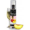 Secret play Sparkling Wine Massage oil masážny olej Peach & Sparkling Wine 50 ml