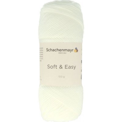 Schachenmayr Soft & Easy 00001 biela
