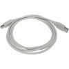 AlzaPower APW-CBUAB300W LinkCore USB-A to USB-B, 3m, bílý