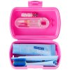 CURAPROX Travel set ORTHO Krytka na medzizubné kefky + kefka ltra-soft CS 5460 Ortho + medzizubné kefky 3 ks + zubná pasta BE YOU + DUO držiak na medzizubné kefky + krabička darčeková sada ružová 1 ks