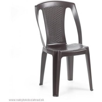 Záhradná plastová stolička PROCIDA hnedé od 7,9 € - Heureka.sk