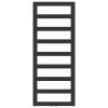 HOPA GLASGOW kúpeľňový radiátor 500x950 mm 409 W stredové pripojenie Čierna matná RADGLA501031SP