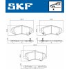 SKF Sada brzdových platničiek kotúčovej brzdy VKBP 80334 A