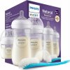 Avent Philips SCD837/12 sada 3 fľašiek Natural + kefka