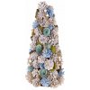 MagicHome Vianoce Stromček MagicHome Vianoce, ozdobený, prírodný, modrý, 40 cm