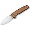 Civivi Mini Shakan C20052F-3 Coyote Brown Aluminum Nitro-V