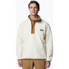 Pánska fleecová mikina Columbia Helvetia II Half Snap Fleece chalk