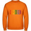 AWDis Mikina - Dúhový nápis - PRIDE - Orange Crush - M - Pánske
