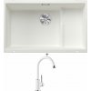 Blanco SUBLINE 700 U Level biela + kôš z nerezu 523456 + Blanco MIDA biela 519418