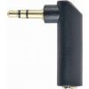 Gembird adaptér 1 x 3.5 mm 4-pin miniJack (M) na audio 90°zalomený