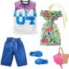 Mattel Barbie® Sada oblečků Fashion Beach, HBV72