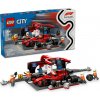 LEGO® City 60443 Zastávka v F1® a Pit Crew s autom Ferrari