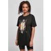 Urban Classics Dámske tričko Ladies King James LA Tee Black