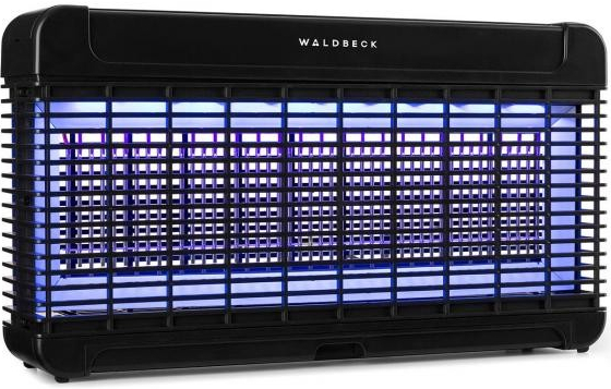 Waldbeck Mosquito Ex 9500 LED, lapač hmyzu, 13 W, 300 m², LED diódy, zachytávacia miska, reťaz, čierny (GIK2-Mosquito9500LED)