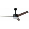 IMMAX NEO LITE VARIABLE SMART LED stropné svietidlo s ventilátorom 24W, Wi-Fi, TUYA, čierno-hnedo-strieborné
