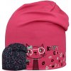 RDX Funkčná čiapka dlhá obojstranná Kitty Srdce ružová