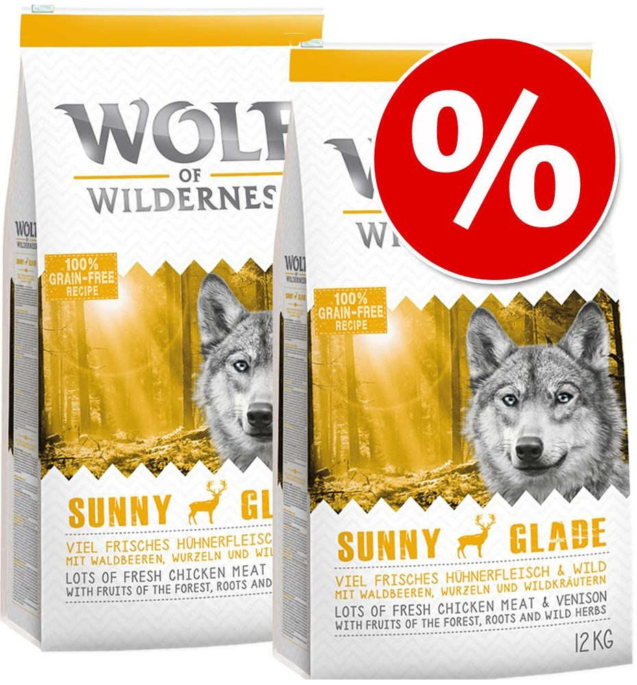 Wolf of Wilderness Junior Wild Hills 2 x 12 kg