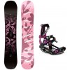 Gravity Empire 24/25 dámský snowboard + Raven Fastec FT360 black/fuchsia vázání - 152 cm + M (EU 39-42)