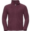 Russell mikina 870M na zip fleecová COT10870M37000 burgundy
