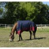 EQUITHEME EQUITHÈME TYREX 1200D – výbehová deka, Navy/Burgundy - 50g DĹŽKA: 125 cm