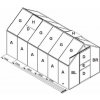 Lanit Plast Náhradné presklenie pre skleník Vitavia Venus 3800 PC 4 mm LG3060