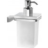 Gedy GLAMOUR dávkovač mydla 250 ml, mliečne sklo, chróm 5781