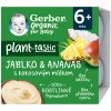 Gerber Organic Rastlinný Dezert Jablko a Ananás s kokosovým mliekom 4 x 90 g