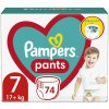 PAMPERS Pants Nohavičky plienkové jednorazové 7 (17 kg+) 74 ks - MEGA PACK