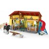 Set figúrok a príslušenstva Schleich Stajňa pre kone s príslušenstvom 42485 (4059433572697)