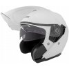 OTVORENÁ MOTOCYKLOVÁ PRILBA S MIXOM NA SKÚTER XXL BIELA MATNÁ S HOMOLOGÁCIOU