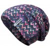 Moderná merino čiapka Sensor Merino Impress Deep blue/origami M