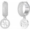 Guess Štýlové kruhy Crazy Earrings JUBE03301JWRHT/U