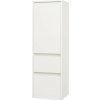 Mereo Opto Skrinka, 40x125x36 cm, 2 zásuvky, 1 dvierka, pravá, biela CN914P