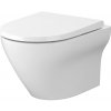Cersanit LARGA OVAL WC závesná misa RimFree 52 x 36 cm so sedátkom S701-472