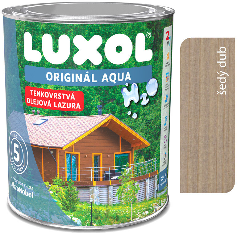 Luxol original Aqua šedý dub 0.75l od 9,4 € - Heureka.sk