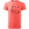 Súhvezdie - Leo - Lev - Klasické pánske tričko vyššej gramáže - XL ( Korálová )
