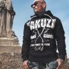Yakuza mikina pánska s kapucňou Axe HOB 24005 black Farba: čierna, Veľkosť: XL