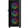 Gembird Fornax 4000 ARGB/Midi Tower/Transpar./Černá CCC-FC-4000