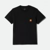 BRIXTON tričko - Union Hw S/S Boxy Pkt Tee Black (BLACK) veľkosť: XXL