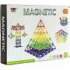 Magnetické kocky Teddies Magnetická stavebnice 200ks v krabici 200